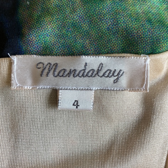 Mandalay Y2K asymmetrical cocktail dress, sequins, cowl neck, spaghetti straps 4 - Picture 11 of 12